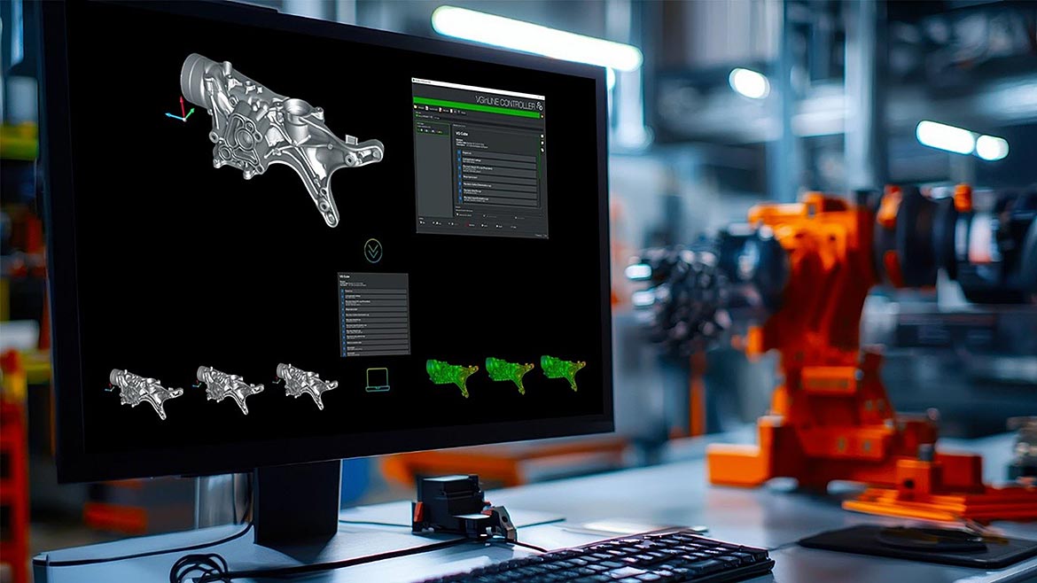 Holistic visualization and analysis software enables automatic execution of inspection tasks in a nondestructive production environment.